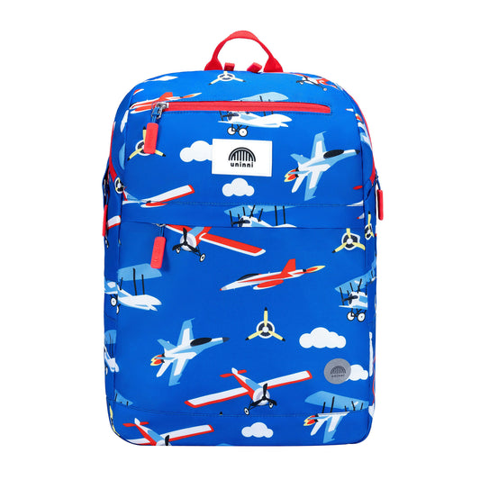 uninni kids backpack airplane blue