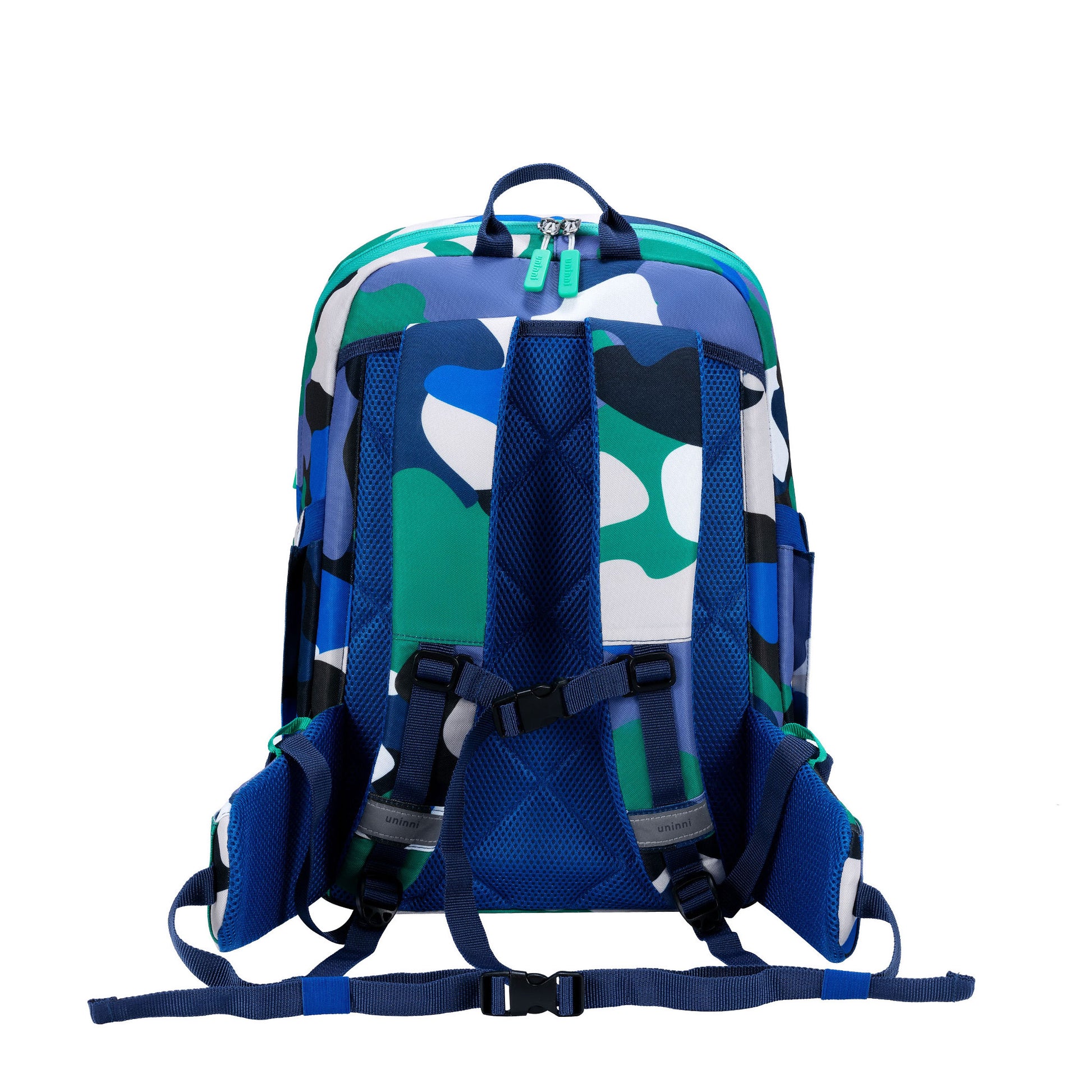 uninni kids backpack camo kid blue/ green camouflage