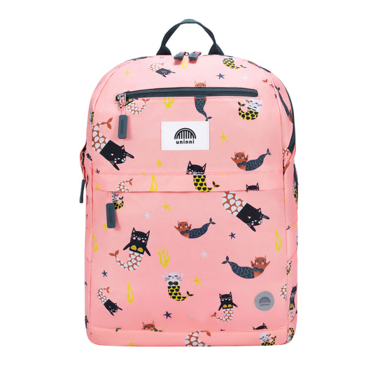 uninni kids backpack swimming mercats pink