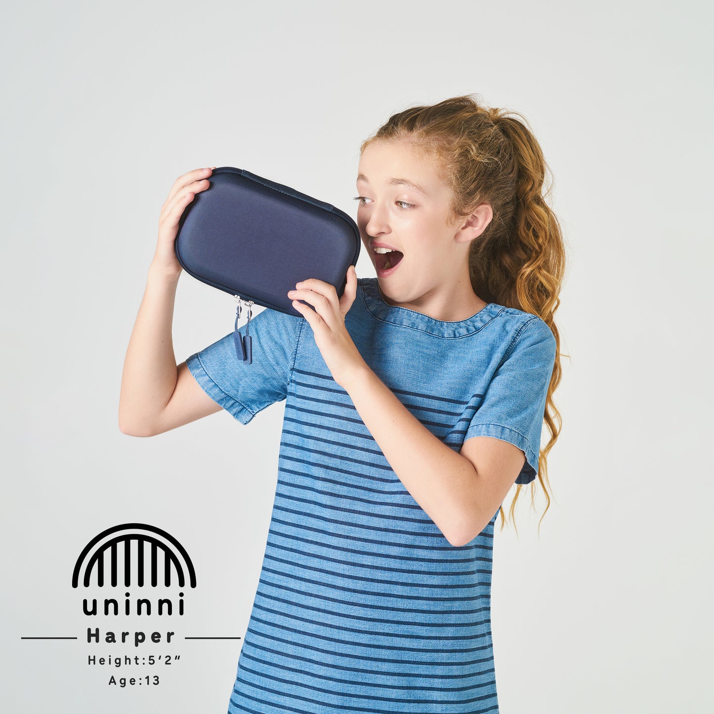 Arden Pencil Case - Navy