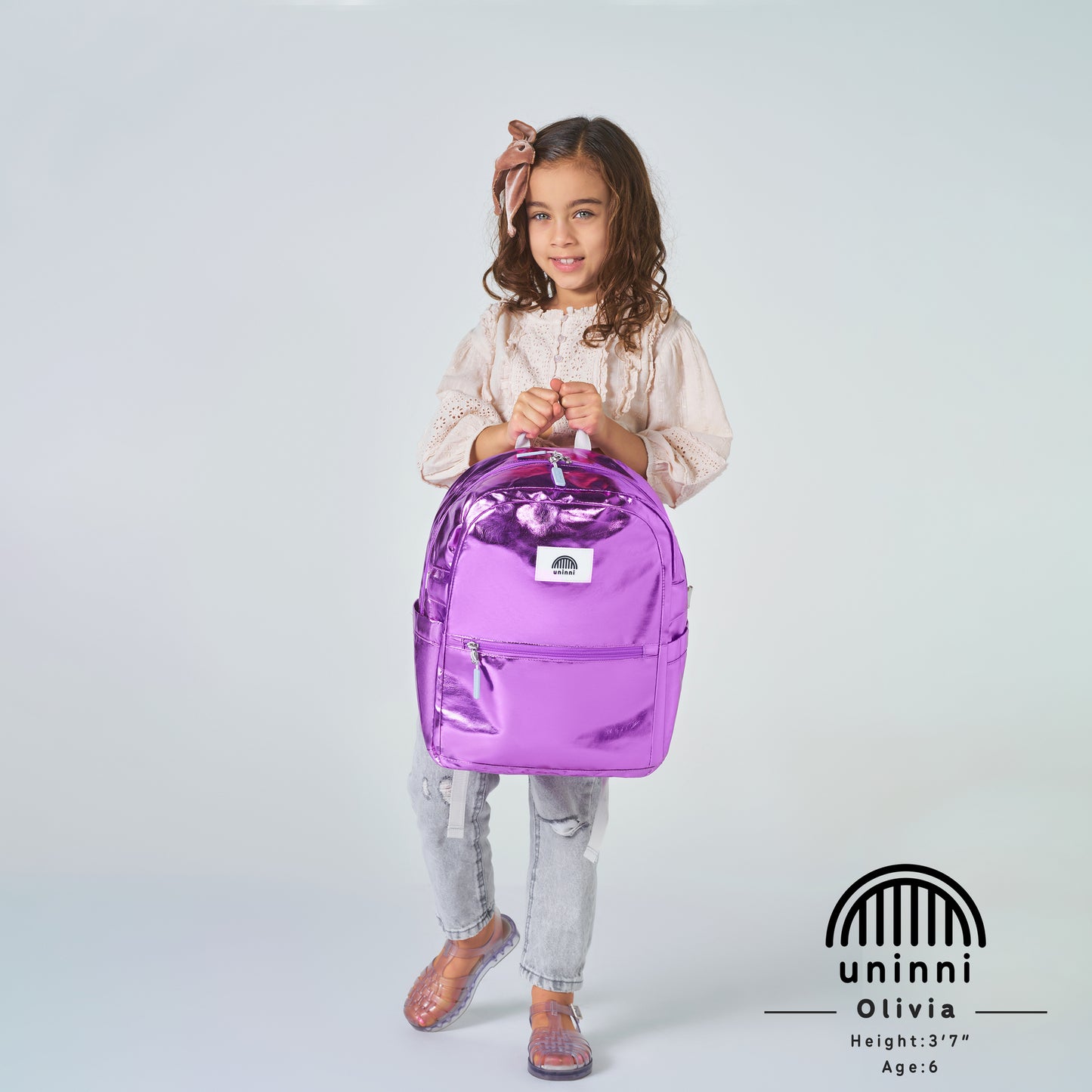 Ethan Backpack-Metallic Lavender