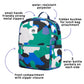 Ethan Backpack - Camo Kid Blue/Green