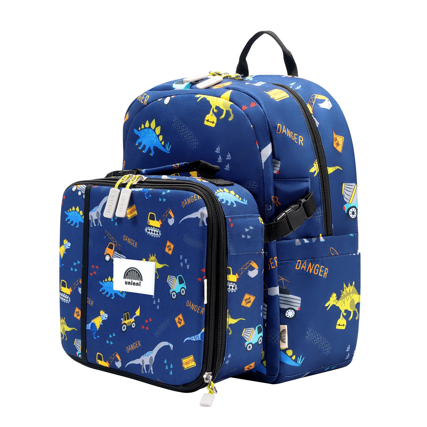 Ethan Backpack-Blue Dinosaur