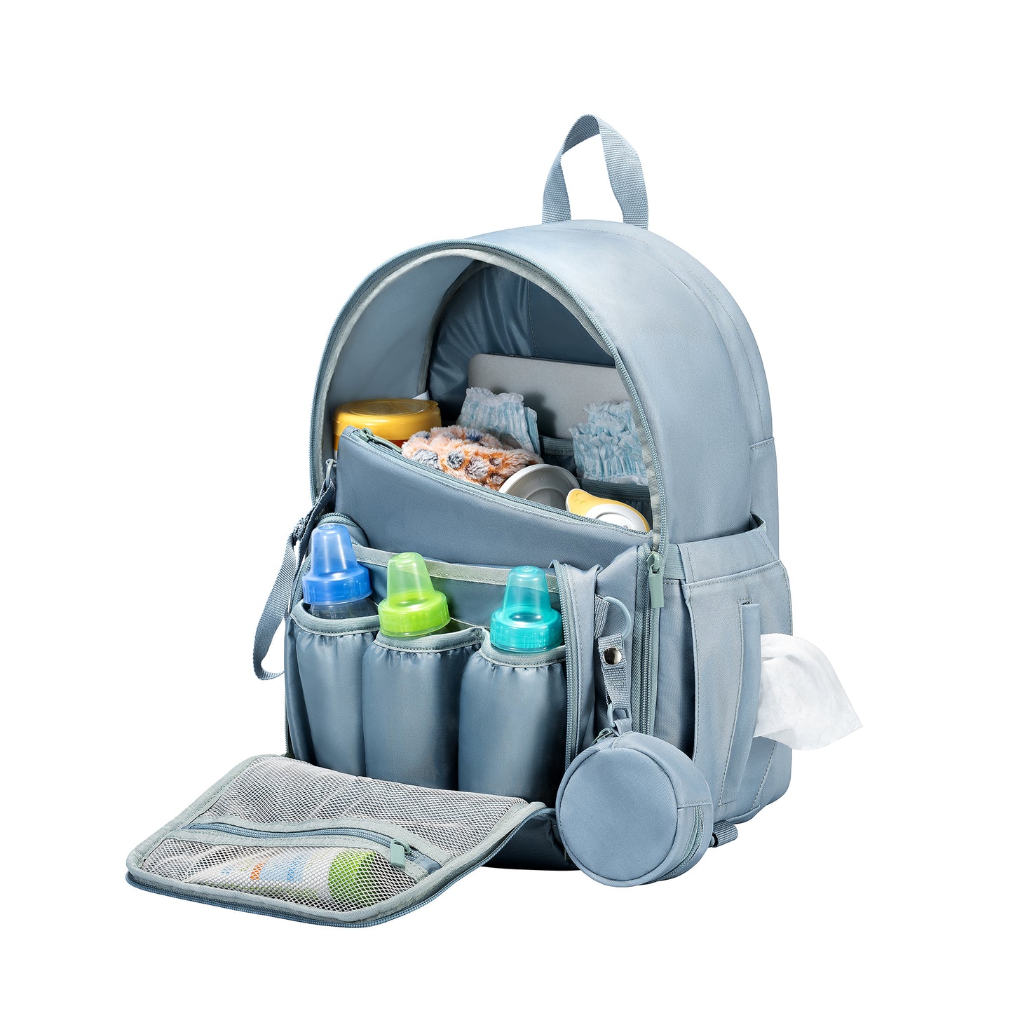 Ashley Diaper Backpack- Forest Green