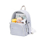 Ashley Diaper Backpack 15“- Light Grey