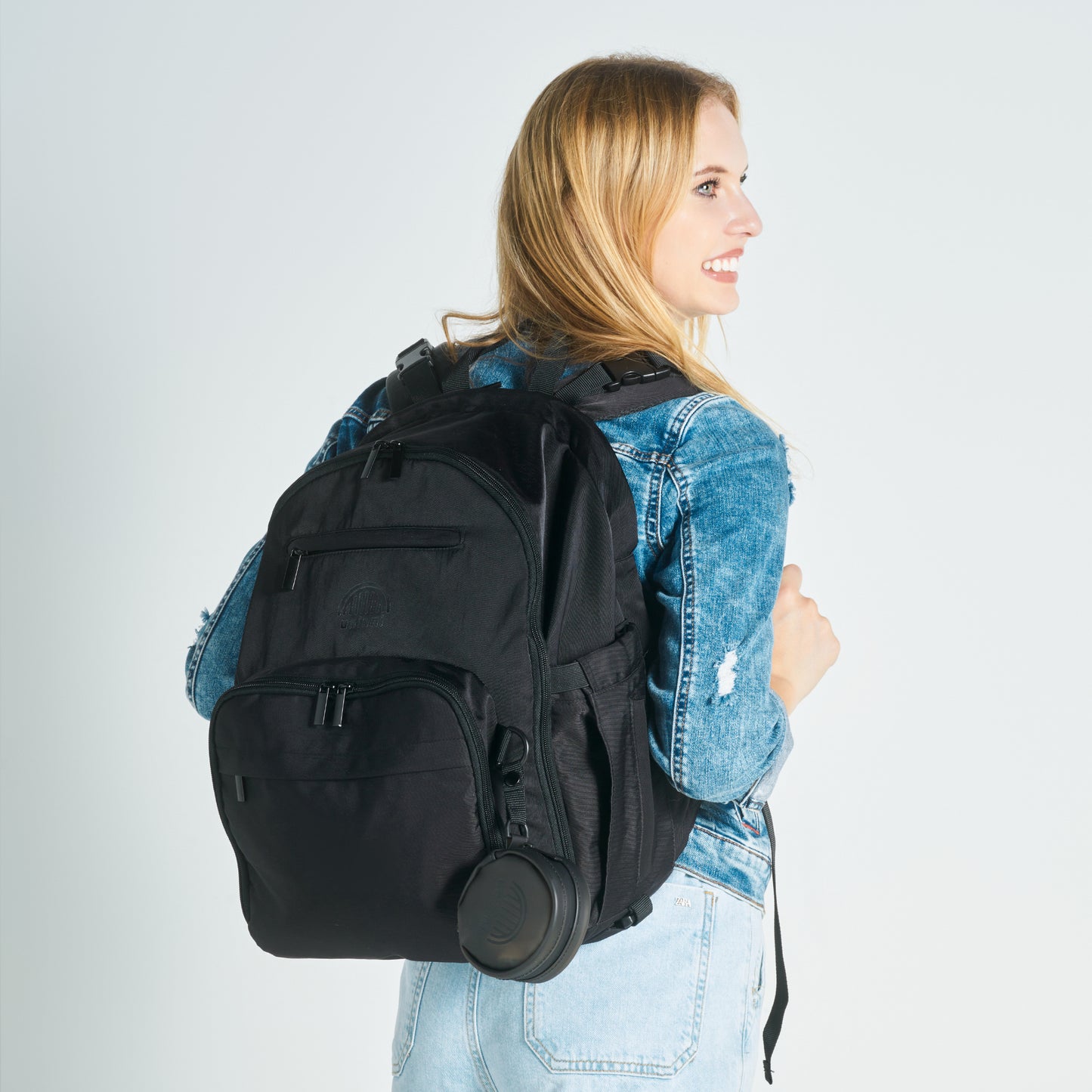 Ashley Diaper Backpack- Black