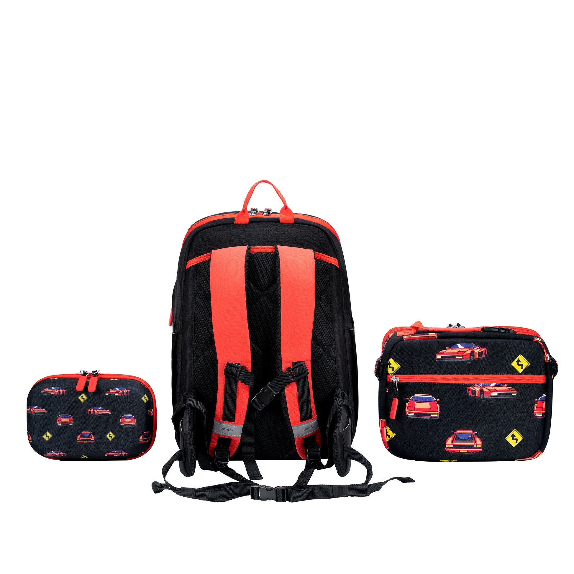 uninni Kids Backpack Set with Insulated Lunch Bag and Cute Pencil