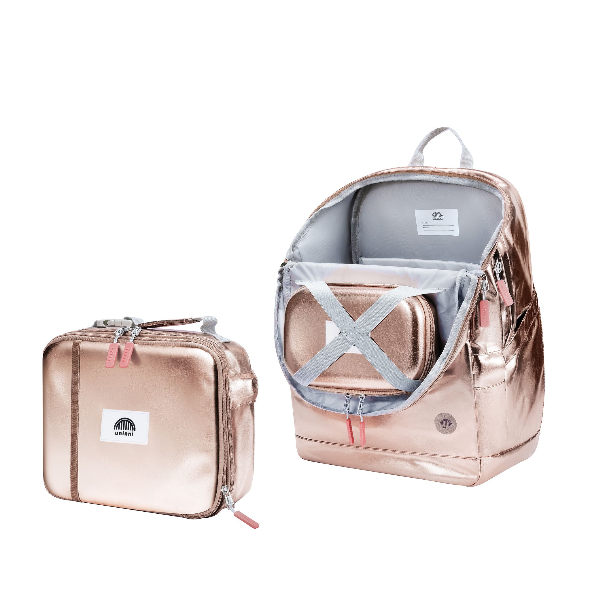 Metallic on sale gold backpack