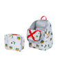 uninni kids pencil case pufferfish grey