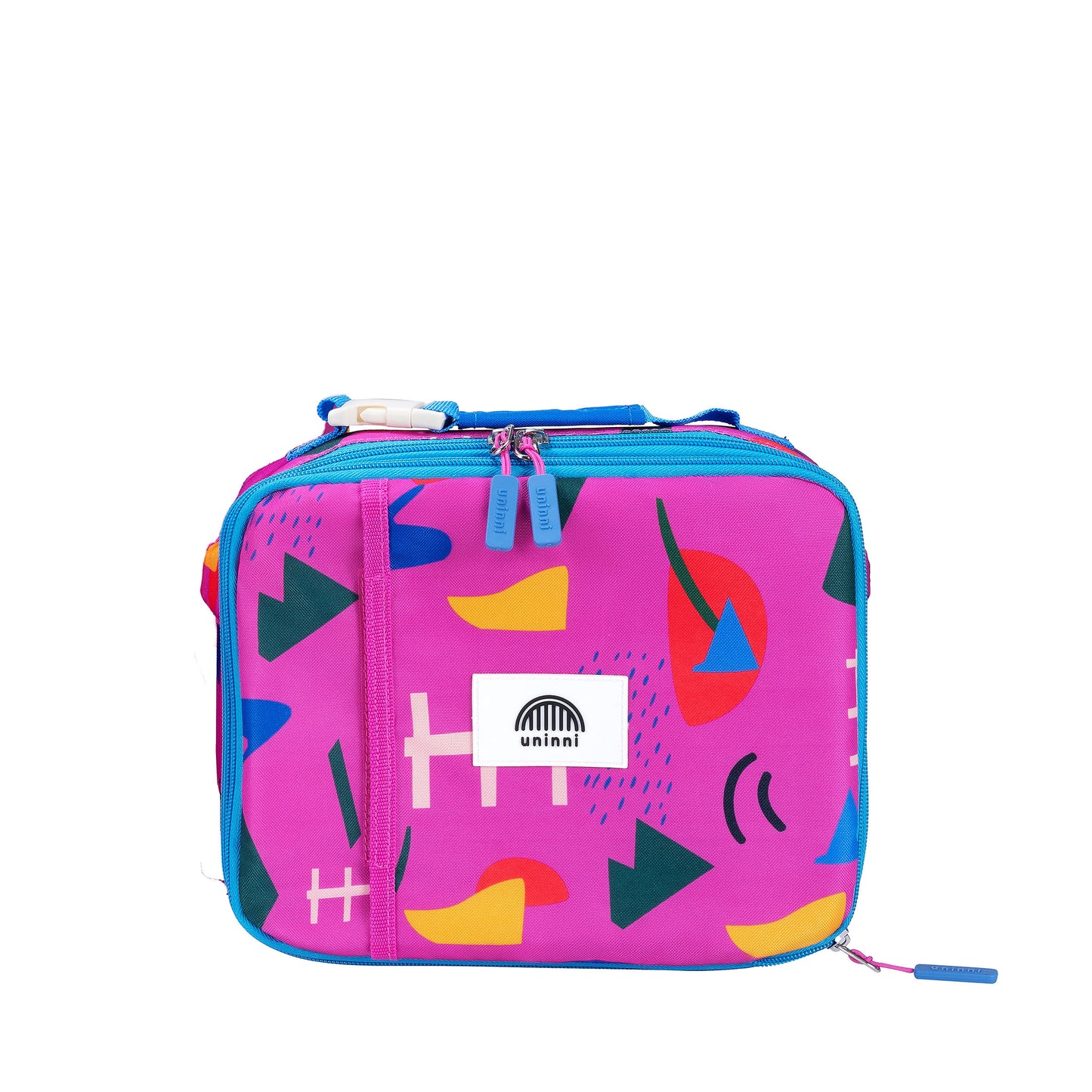 uninni kid's lunch bag spring rain fuchsia