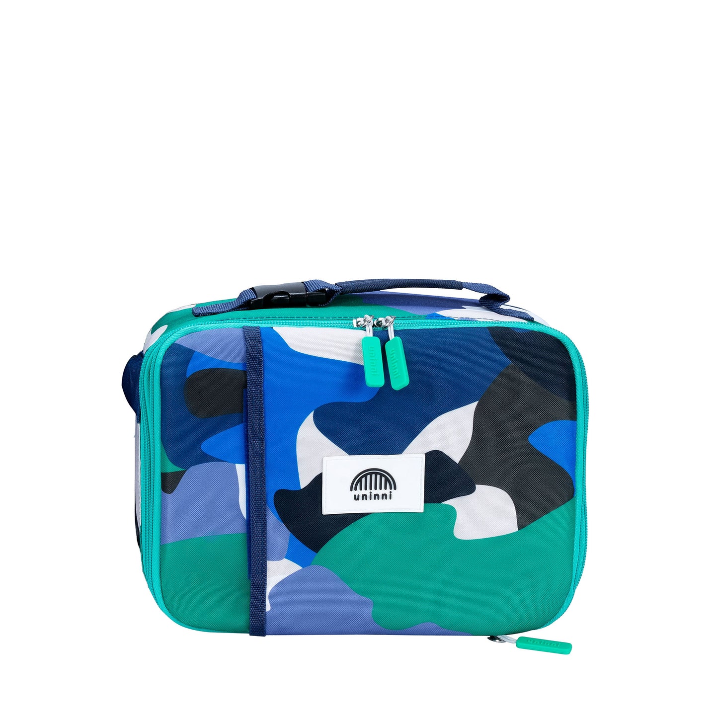 uninni kid's lunch bag camo kid blue/ green