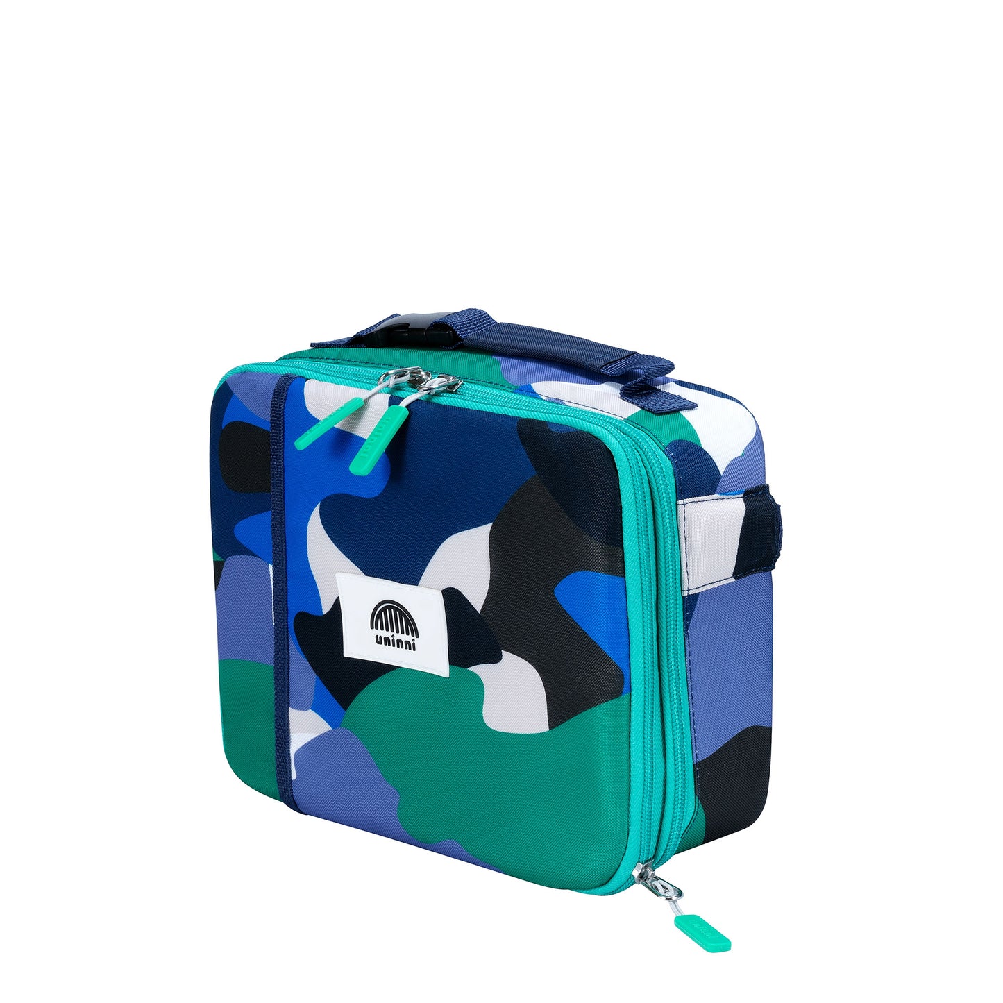 uninni kid's lunch bag camo kid blue/ green