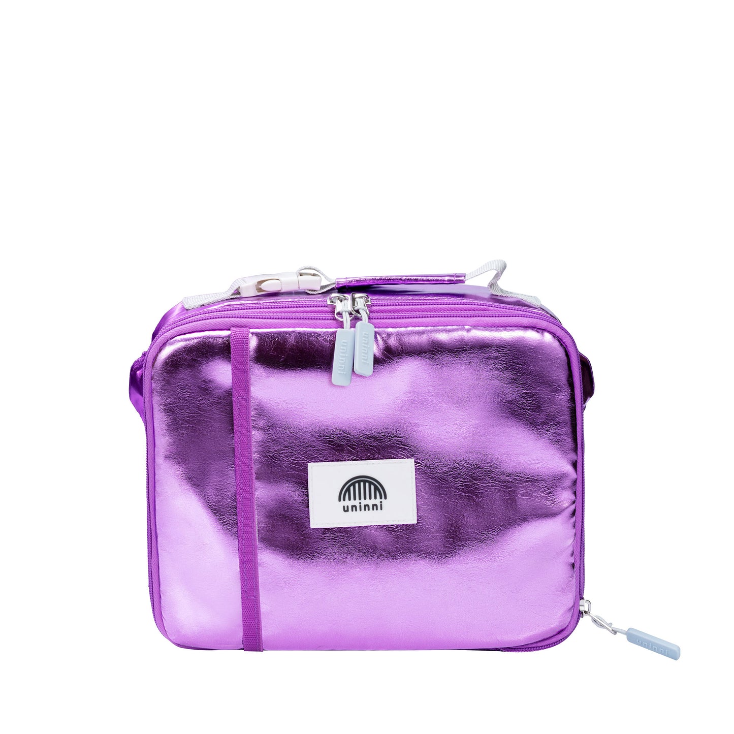 uninni kids lunch bag metallic lavender