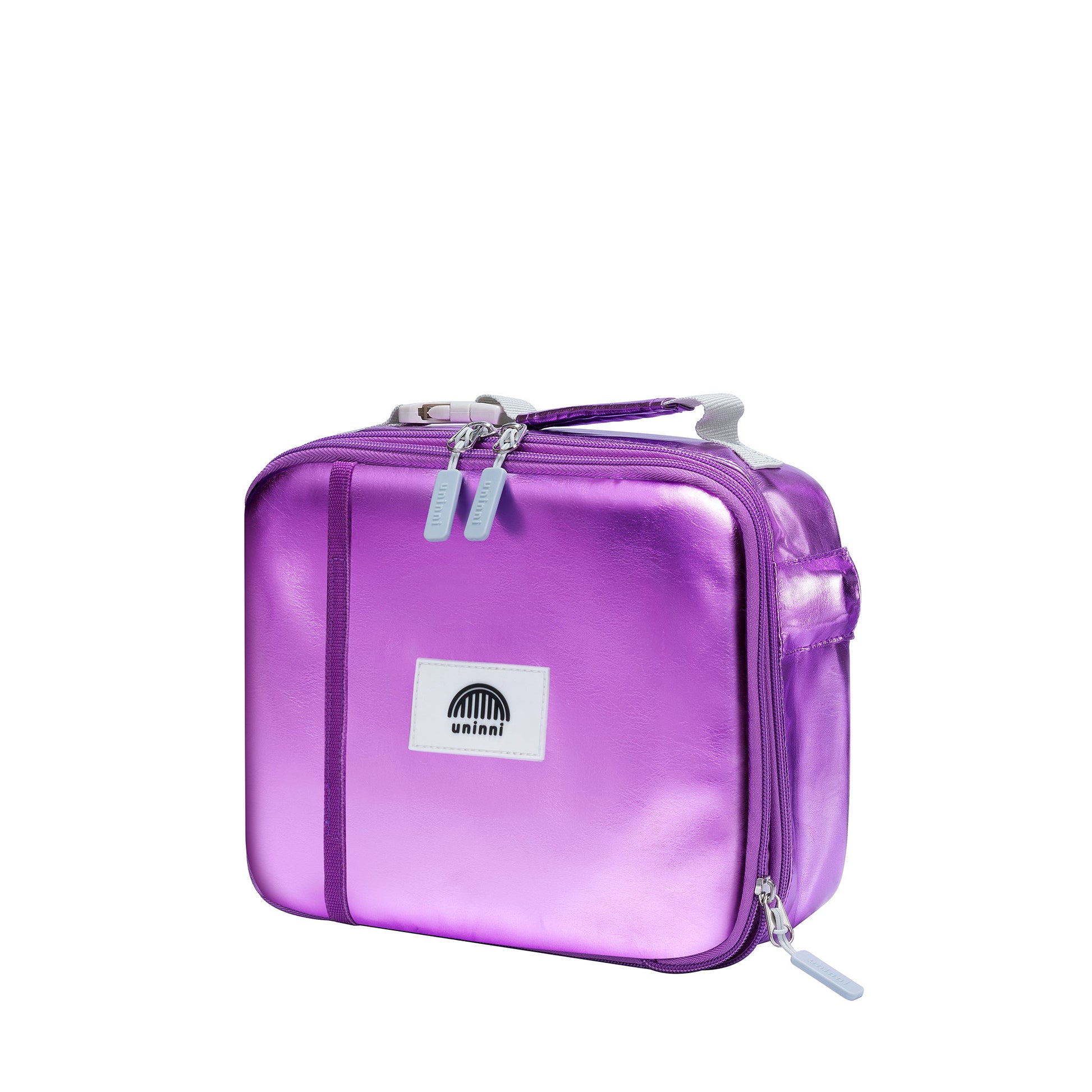 uninni kids lunch bag metallic lavender