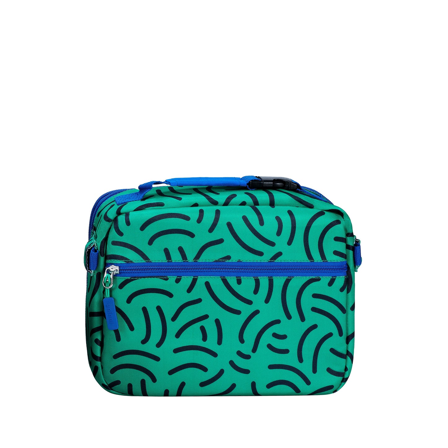 uninni kid's lunch bag green brush strokes