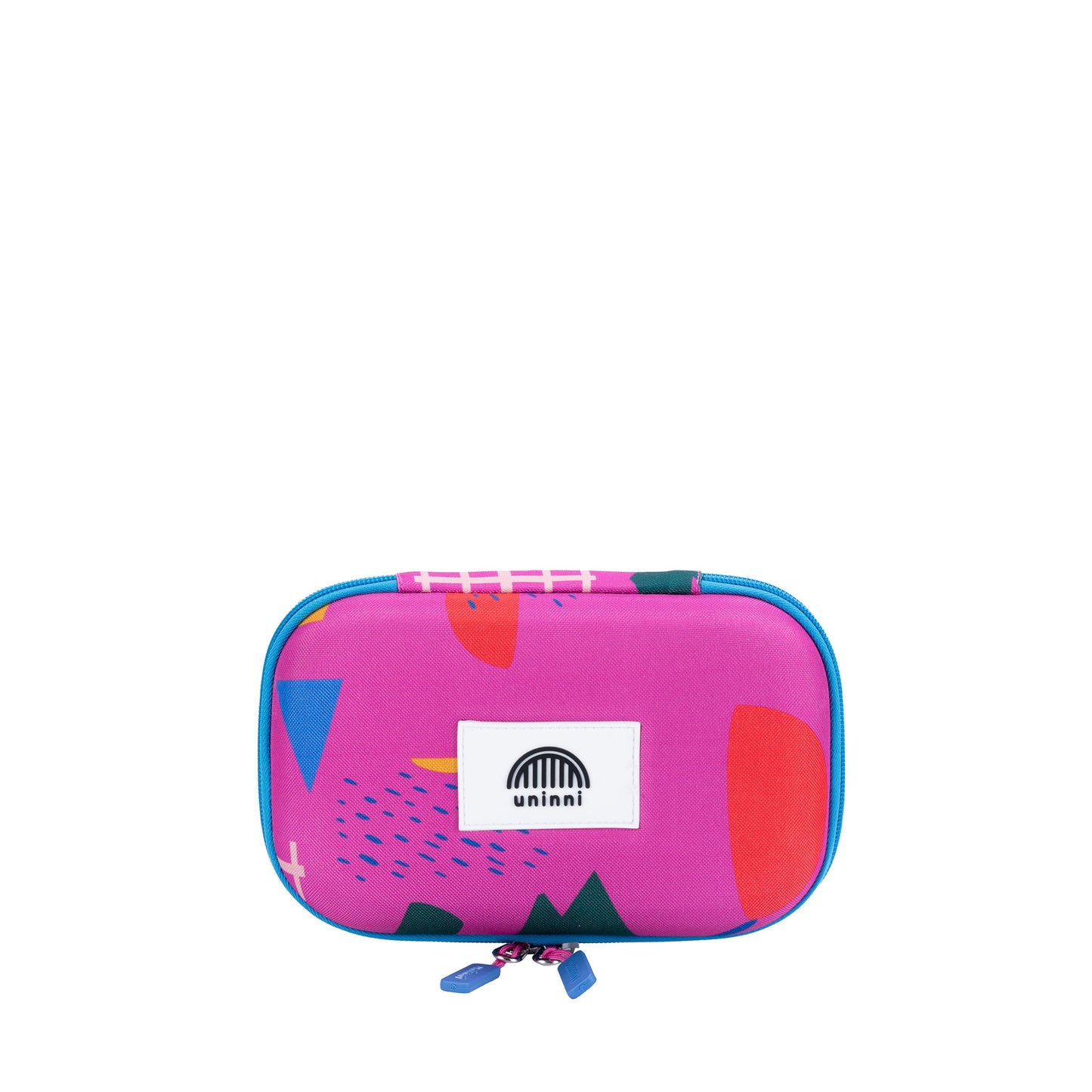 uninni kids pencil case spring rain fuchsia abstract