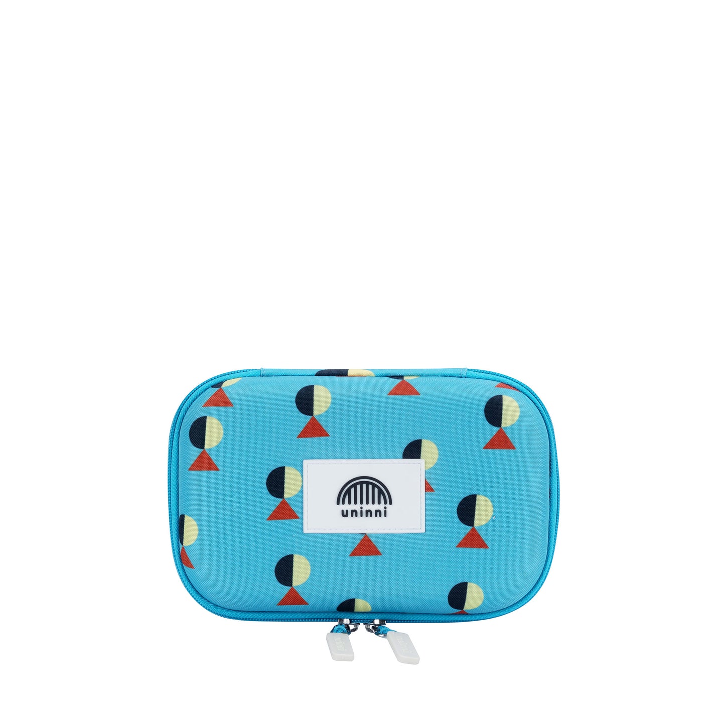 uninni kids pencil case the golfer geometric blue