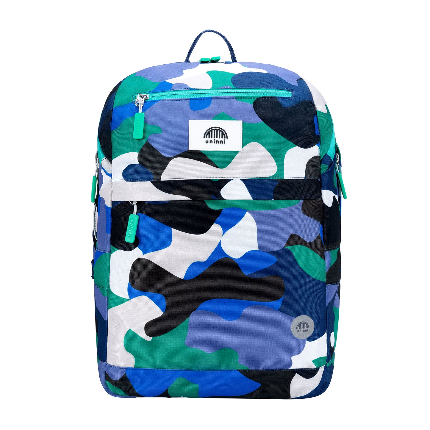 uninni kids backpack camo kid blue/ green camouflage