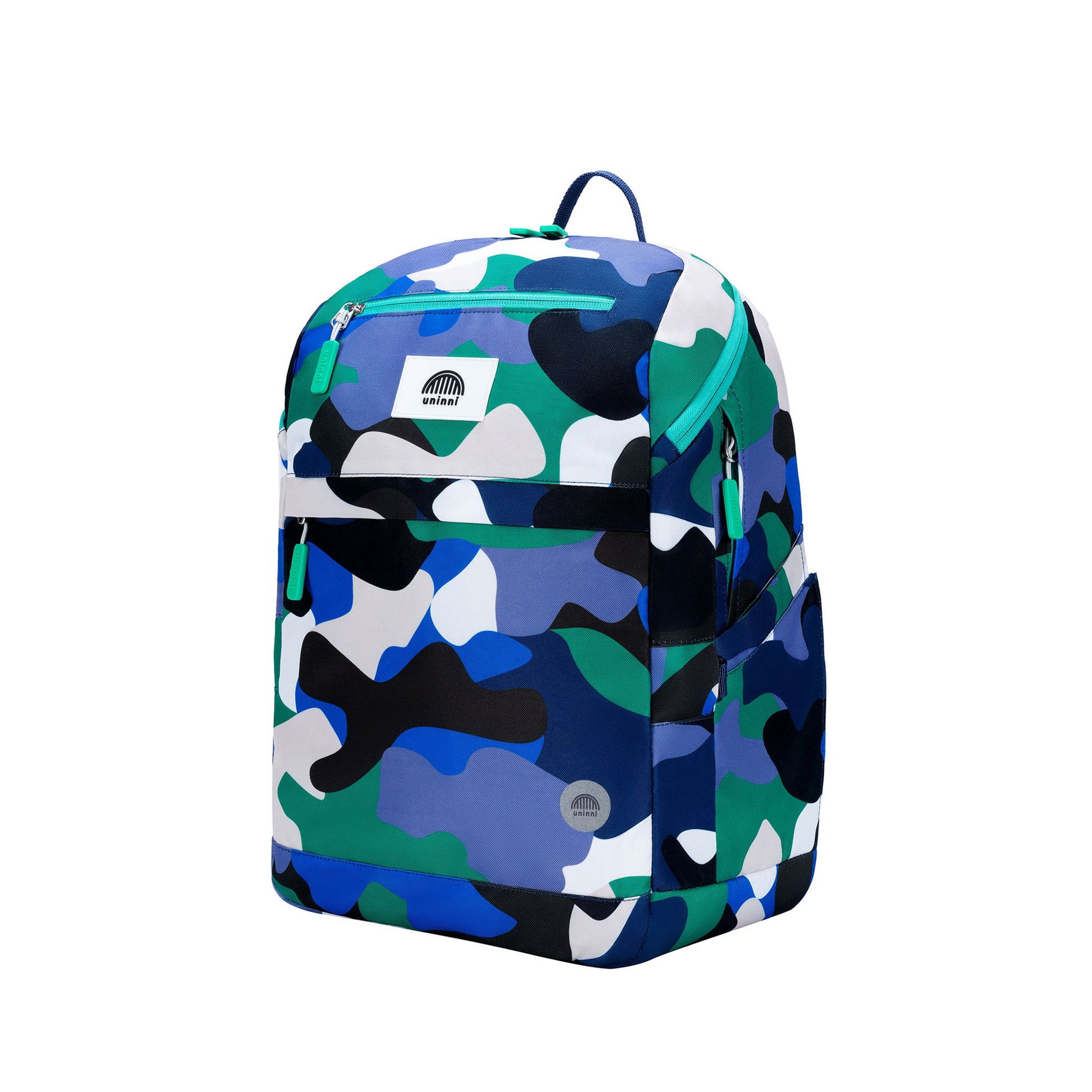 uninni kids backpack camo kid blue/ green camouflage