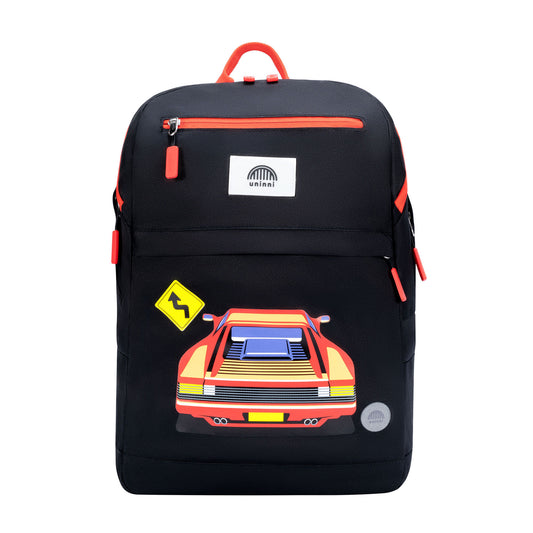 uninni kids backpack the racer car black