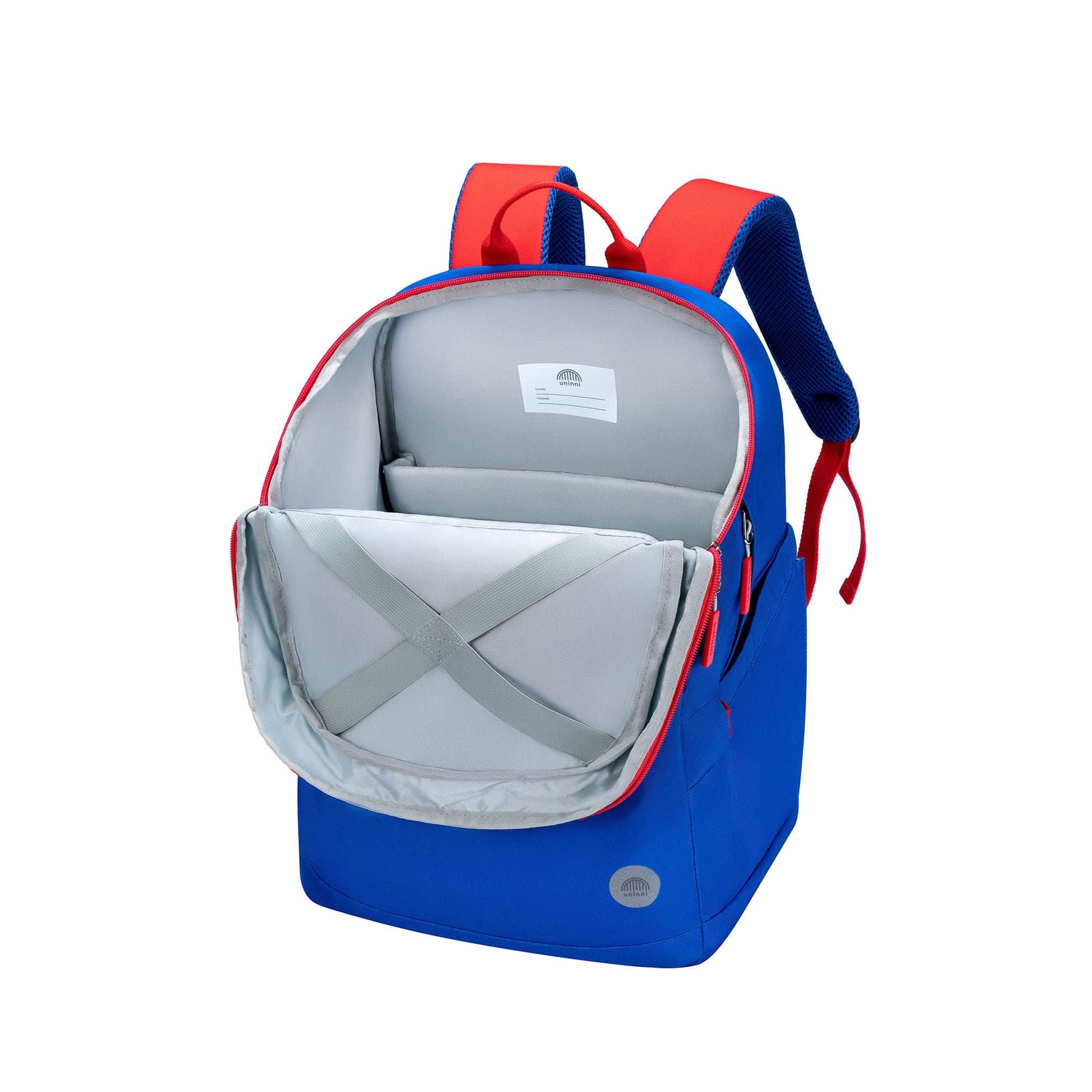 uninni kids backpack blue color block