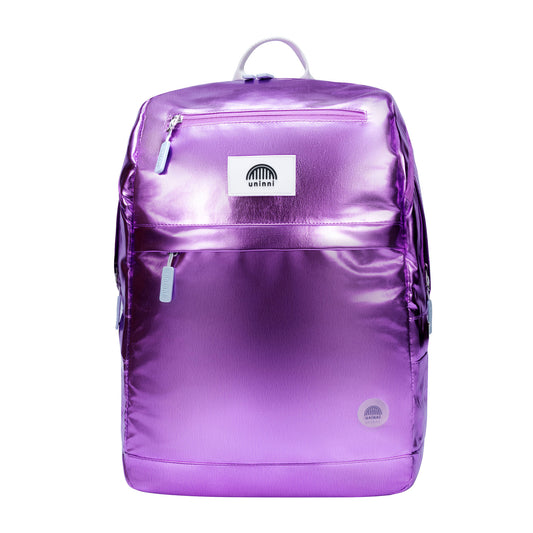 uninni kids backpack metallic lavender