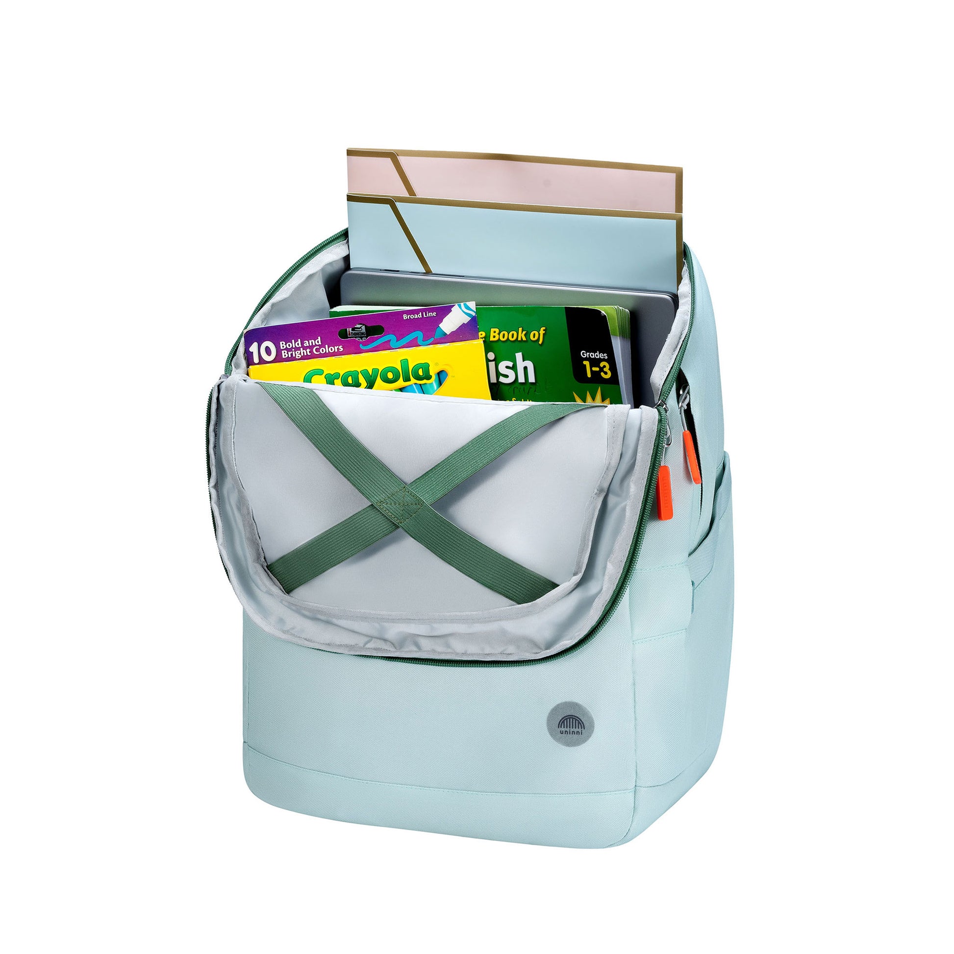 uninni kids backpack crisp mint