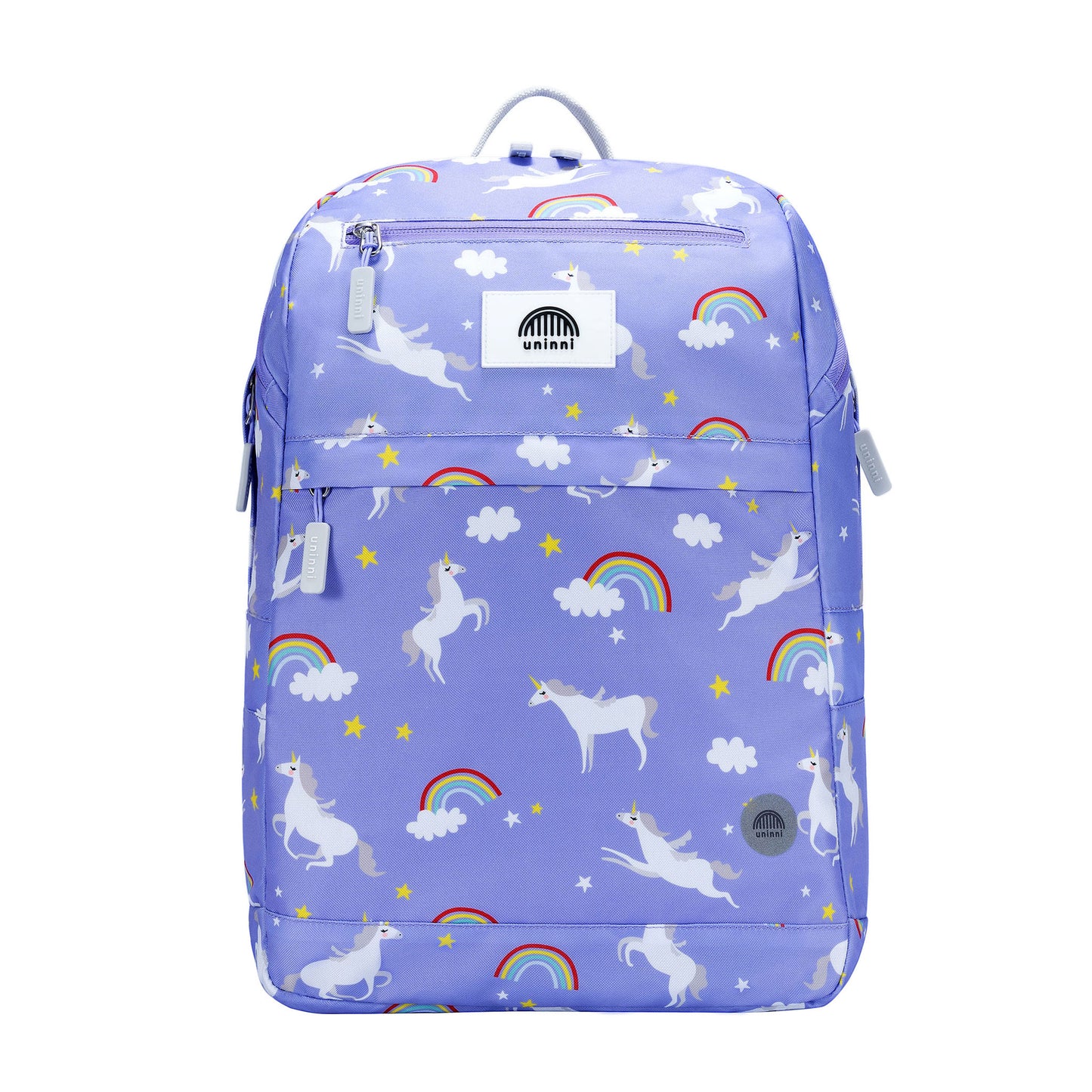 uninni kids backpack rainbow unicorn purple