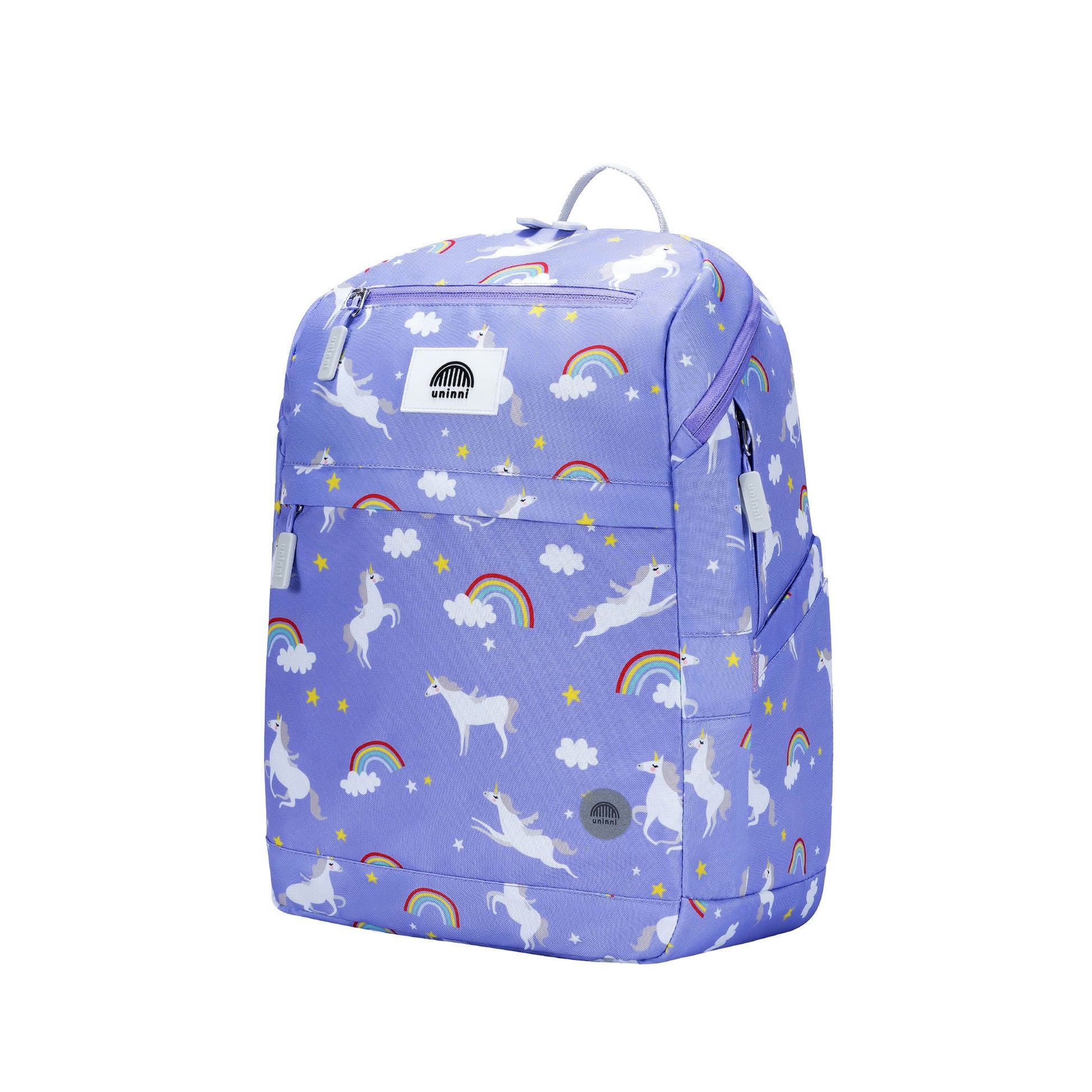 uninni kids backpack rainbow unicorn purple